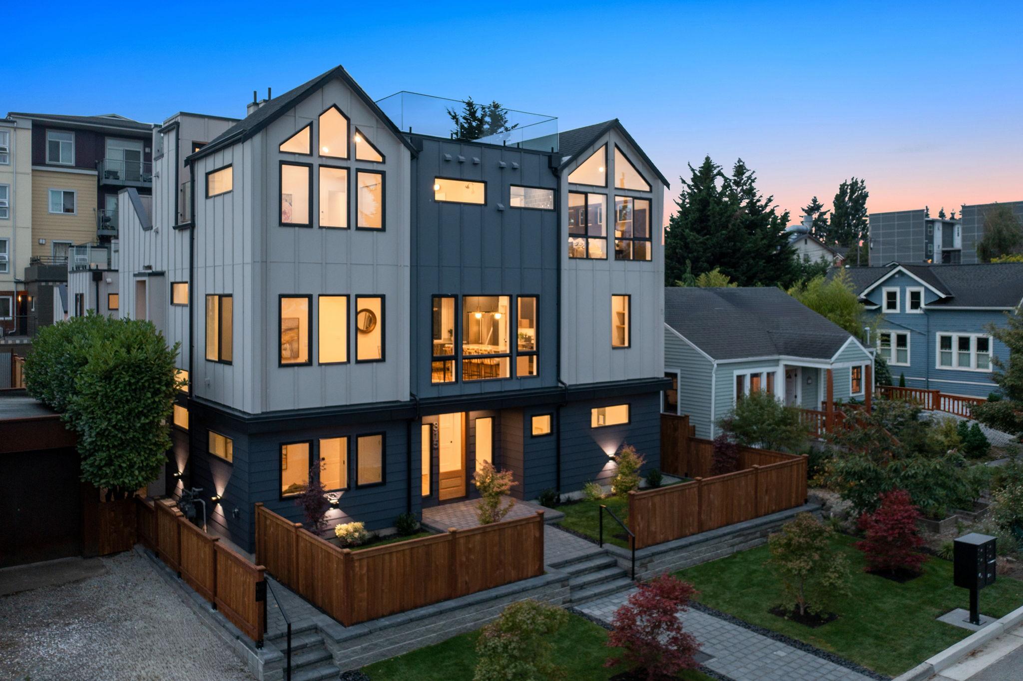 New construction home in the Seattle and Bothell area