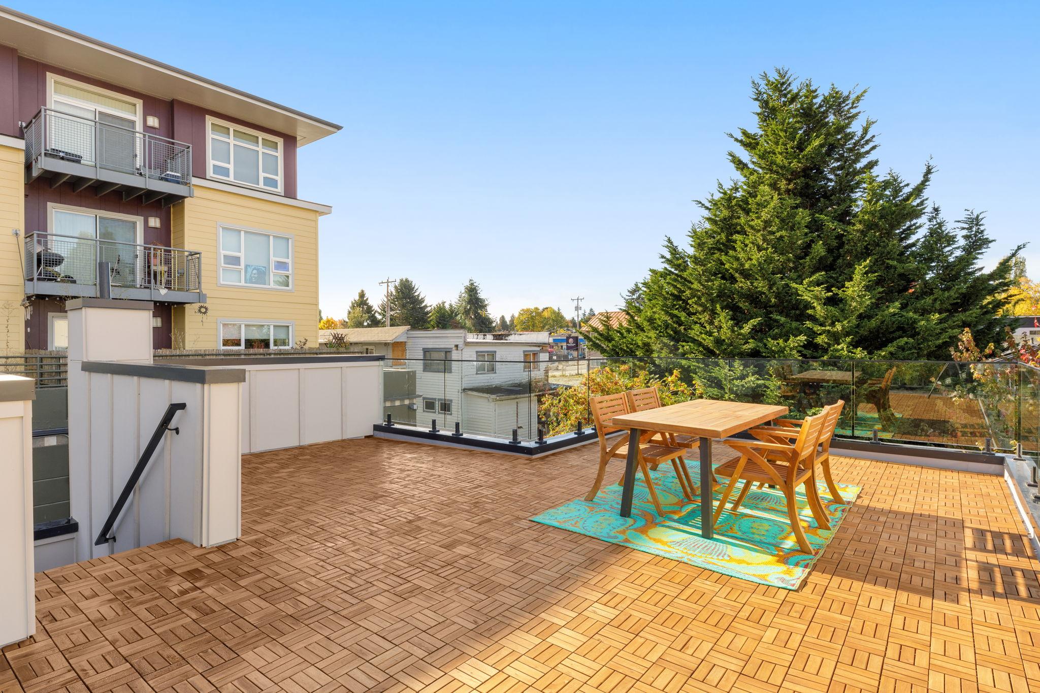 Construction detail on a Seattle area home